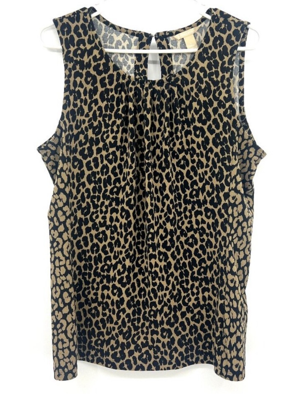 Banana Republic Large Sleeveless Leopard Print Sleeveless Tank Top Shirt Work